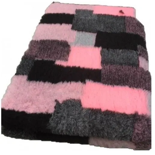 Patchwork Roze,Grijs, Zwart Wit Antislip