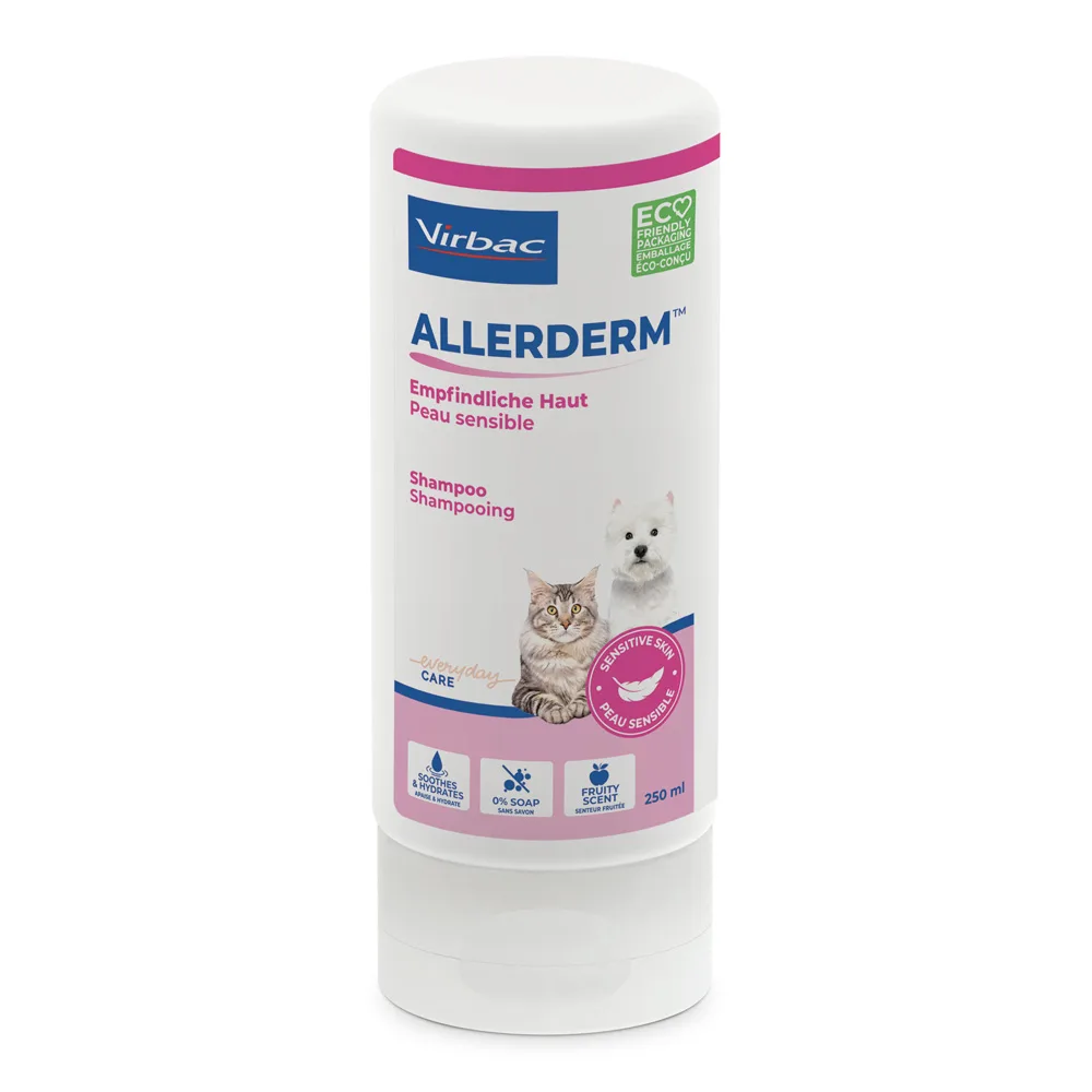 250ml Virbac Allerderm Gevoelige Huid Shampoo Hond från Virbac – produktbild