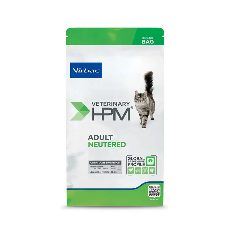 Hpm Adult Neutered Kattenvoer 7kg de Virbac – photo produit 1 sur 2