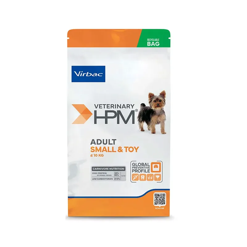 Hpm Adult Small & Toy Hondenvoer 3kg van Virbac – productfoto 1 van 2