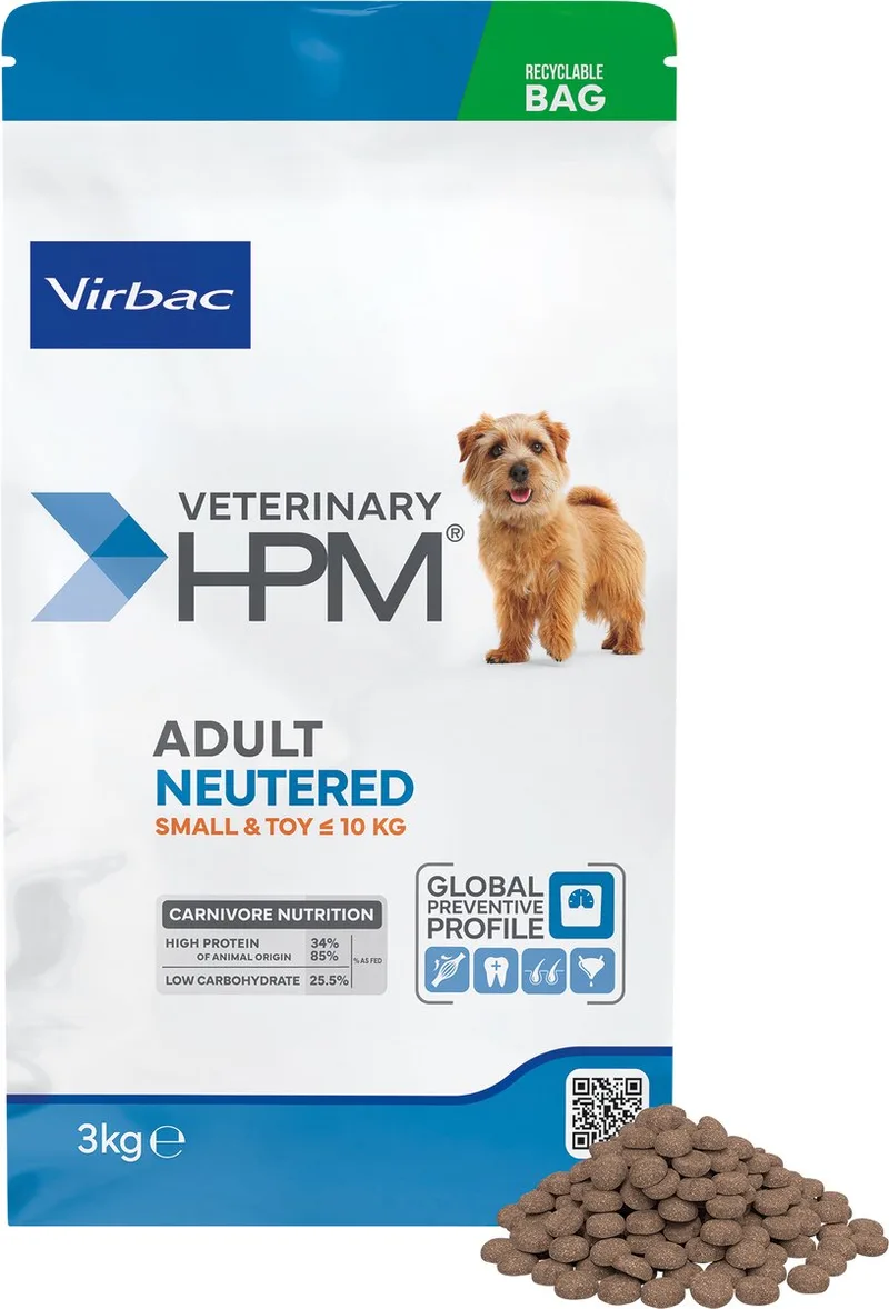 HPM - Adult Small & Toy - Neutered Dog - 3kg by Virbac – product photo