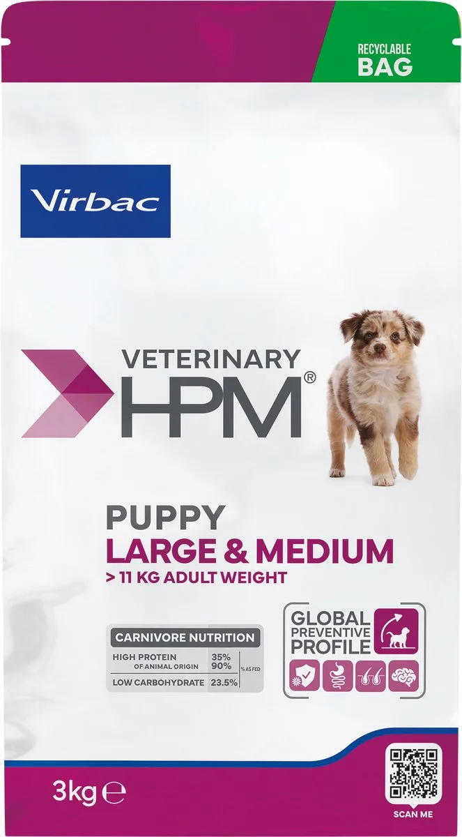 HPM - Baby Dog Large & Medium 3 kg fra Virbac – produktbillede