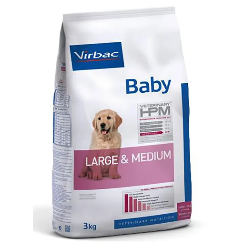 Hpm Baby Hondenvoer Voor Grote En Middelgrote Honden 12kg by Virbac – product photo