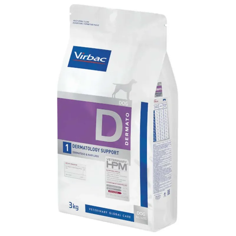 Hpm Dermatology Support D1 Hondenvoer 3kg by Virbac – product photo 3 of 3