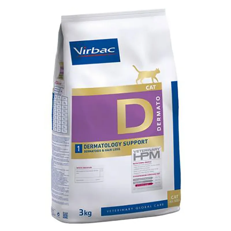 Hpm Dermatology Support D1 Kattenvoer 3kg by Virbac – product photo 1 of 3