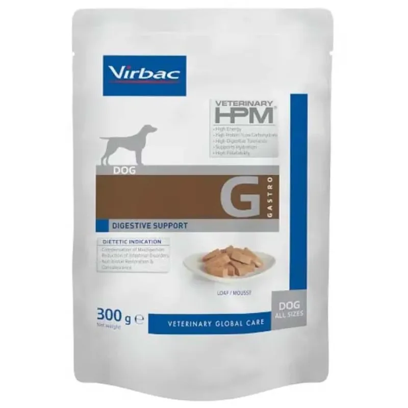 Nourriture Humide Pour Chats Hpm Digestive Support 300g 9 Unités de Virbac – photo produit