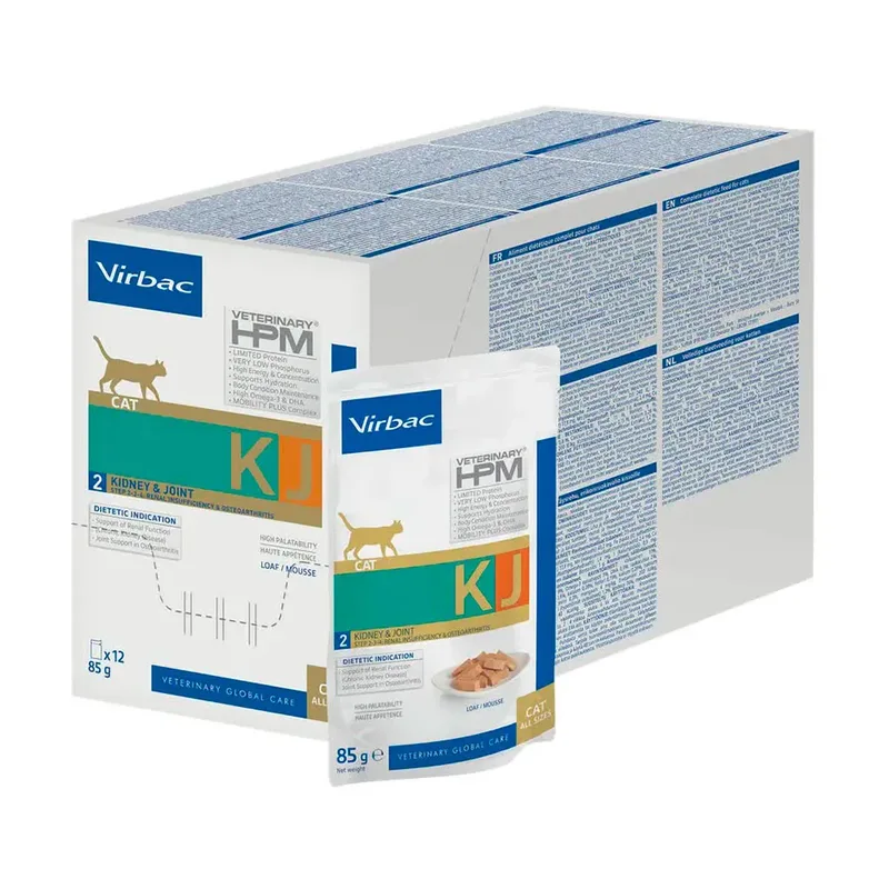 Hpm Feline Kidney & Joint Kj2 12x85g Nassfutter Für Katzen von Virbac – Produktfoto