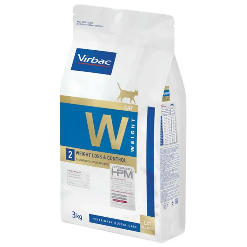 Hpm Gewichtsverlies Controle W2 Kattenvoer 3kg by Virbac – product photo 3 of 3