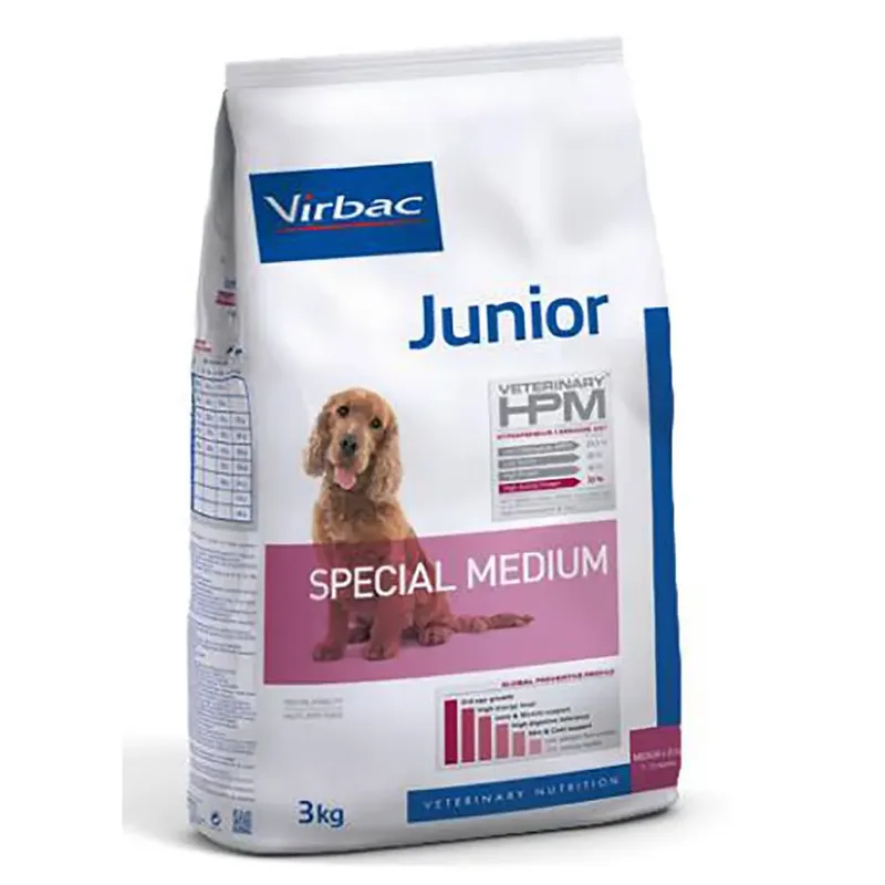 Hpm Junior Medium Hondenvoer 12kg fra Virbac – produktbillede