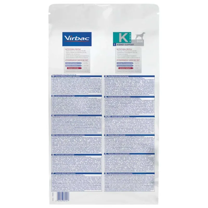Hpm Nierondersteuning K1 Hondenvoer 3kg by Virbac – product photo 2 of 3