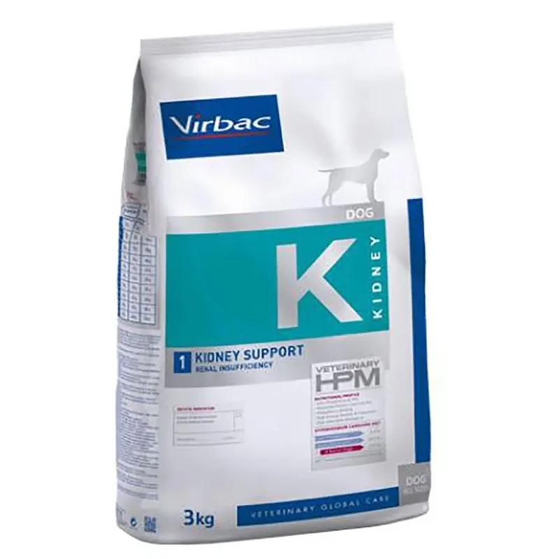 Hpm Nierondersteuning K1 Hondenvoer 3kg by Virbac – product photo 1 of 3