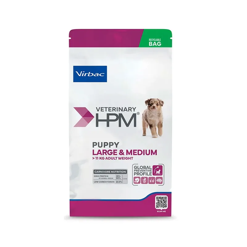 Hpm Puppy Large & Medium Hondenvoer 7kg by Virbac – product photo 1 of 2