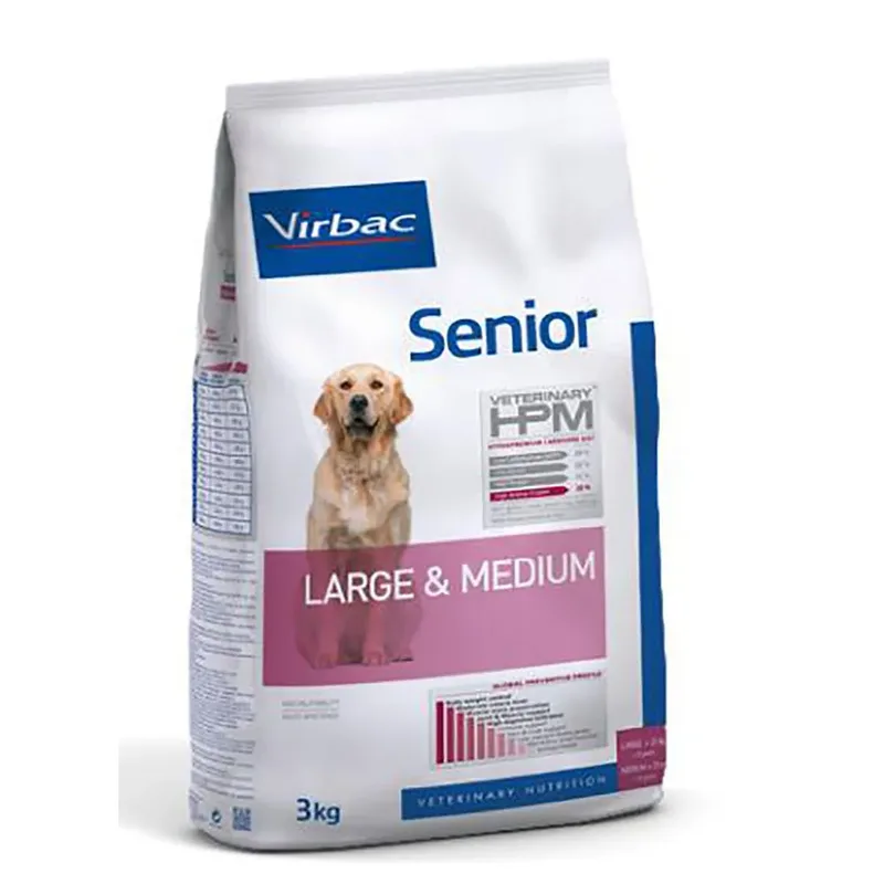 Hpm Senior Large Medium Hondenvoer 12kg de Virbac – photo produit