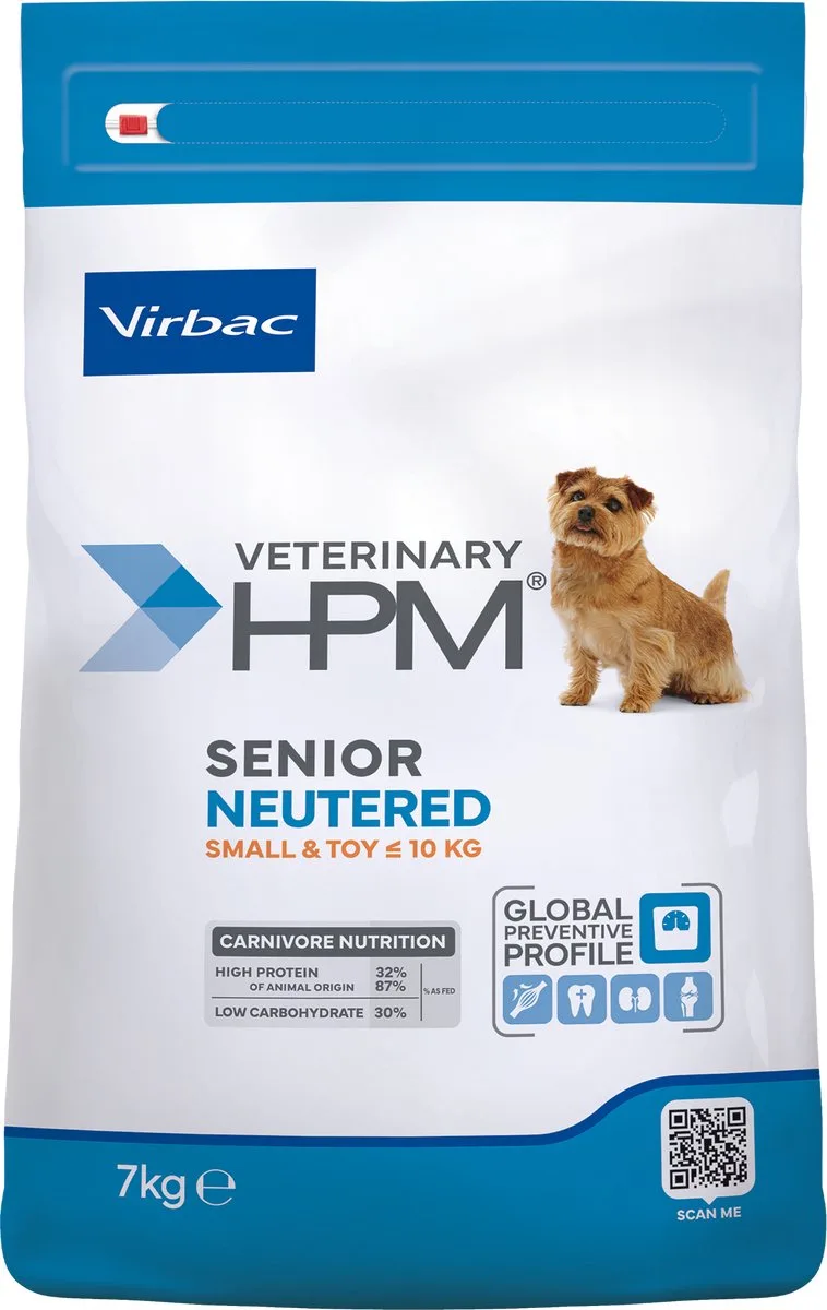 HPM - Senior Neutered Dog Small & Toy - 7kg by Virbac – product photo