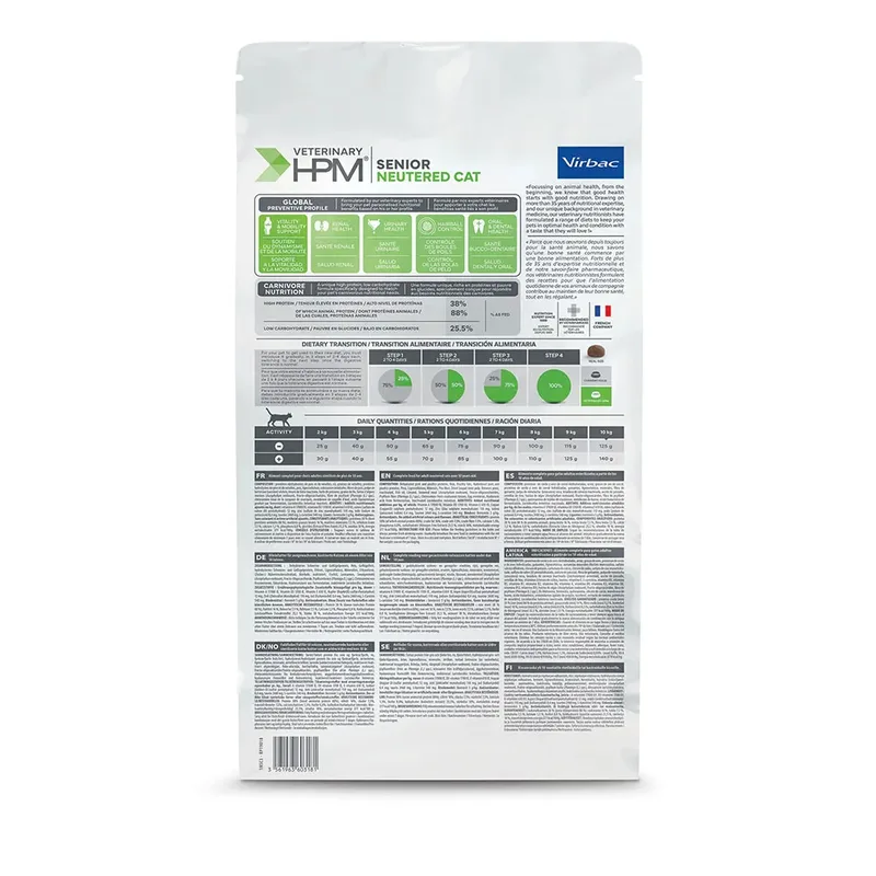 Hpm Senior Neutered Kattenvoer 3kg by Virbac – product photo 2 of 2