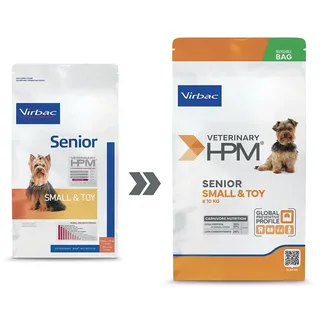Hpm Senior Small & Toy Dog Hondenvoer 3kg von Virbac – Produktfoto 2 von 2