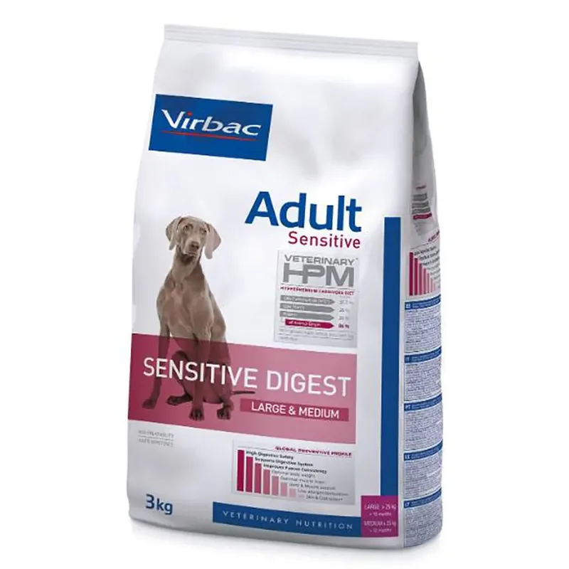 Hpm Sensitive Digest Hondenvoer Voor Grote En Middelgrote Honden 12kg by Virbac – product photo