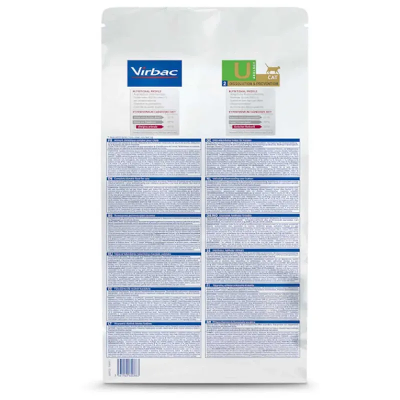 Hpm Urologie Oplossingspreventie U2 Kattenvoer 3kg fra Virbac – produktbillede 2 af 3