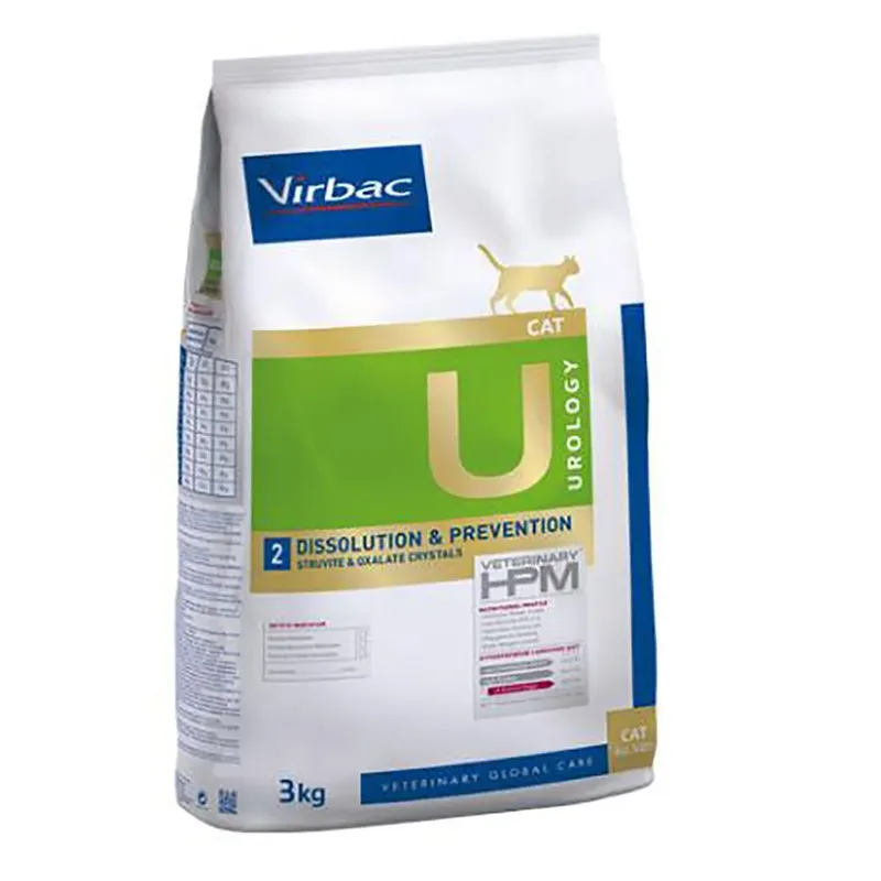 Hpm Urologie Oplossingspreventie U2 Kattenvoer 3kg fra Virbac – produktbillede 1 af 3