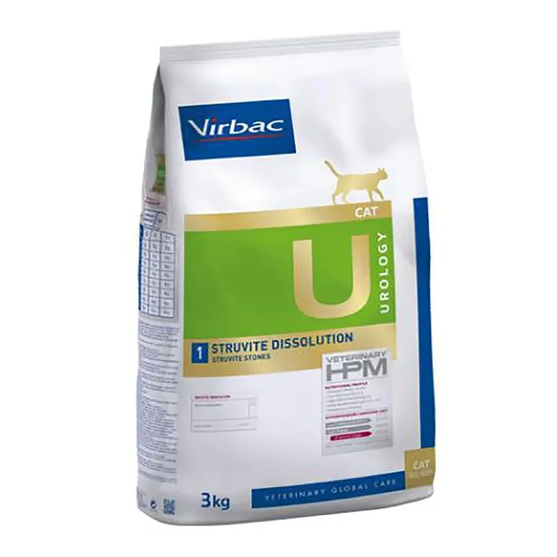 Hpm Urology Struviet Oplossing U1 Kattenvoer 3kg von Virbac – Produktfoto