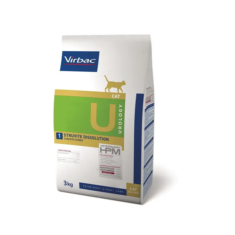 Hpm Urology Struviet Oplösung U1 Kattenvoer 1.5kg von Virbac – Produktfoto