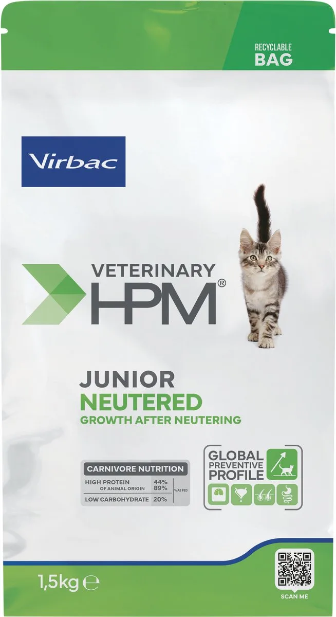 HPM Veterinary - Junior Neutered Cat - 1.5kg från Virbac – produktbild