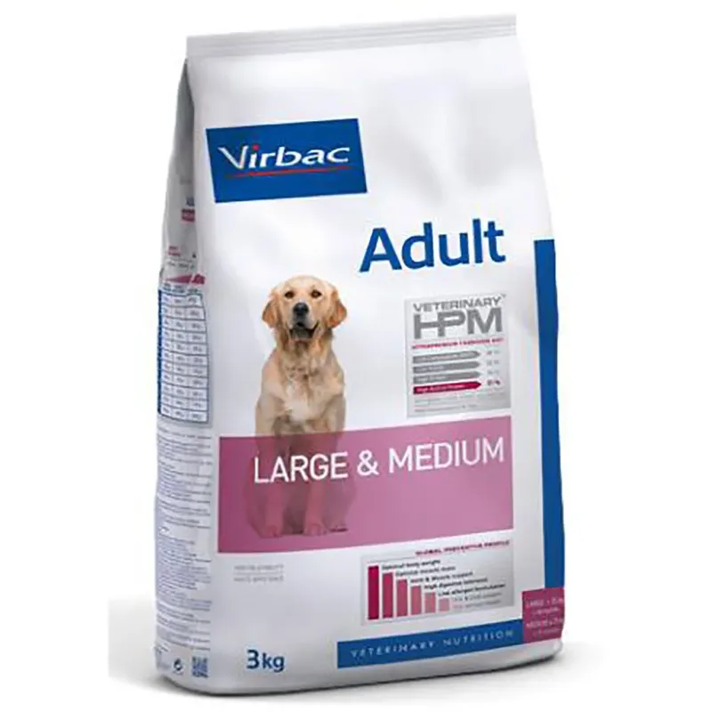 Hpm Volwassen Hondenvoer Voor Grote En Middelgrote Honden 7kg fra Virbac – produktbillede