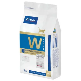 Hpm Weight Loss Diabetes W1 Kattenvoer 3kg by Virbac – product photo 3 of 3