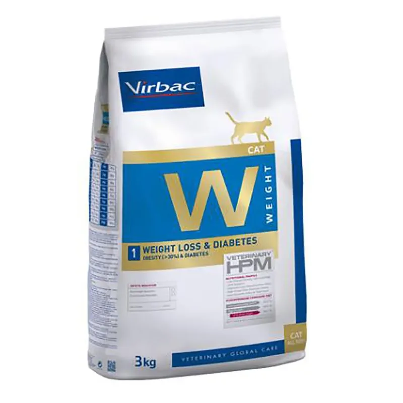 Hpm Weight Loss Diabetes W1 Kattenvoer 3kg by Virbac – product photo 1 of 3