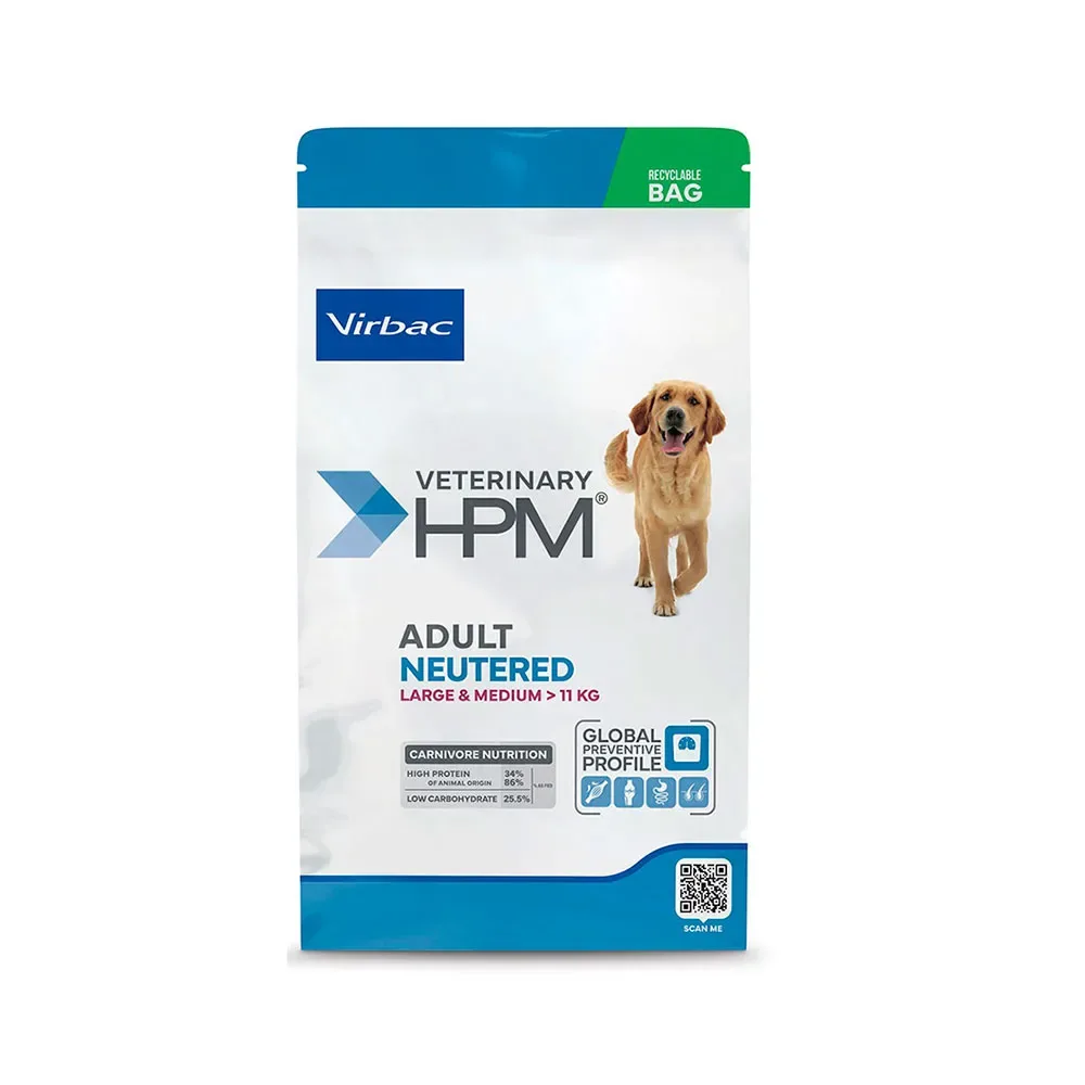 Nourriture Pour Chien Hpm Adult Neutered Large & Medium 16kg by Virbac – product photo