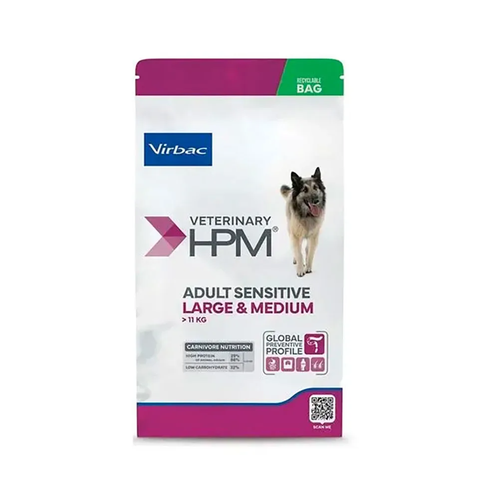 Nourriture Pour Chien Hpm Adult Sensitive Large & Medium 3kg van Virbac – productfoto