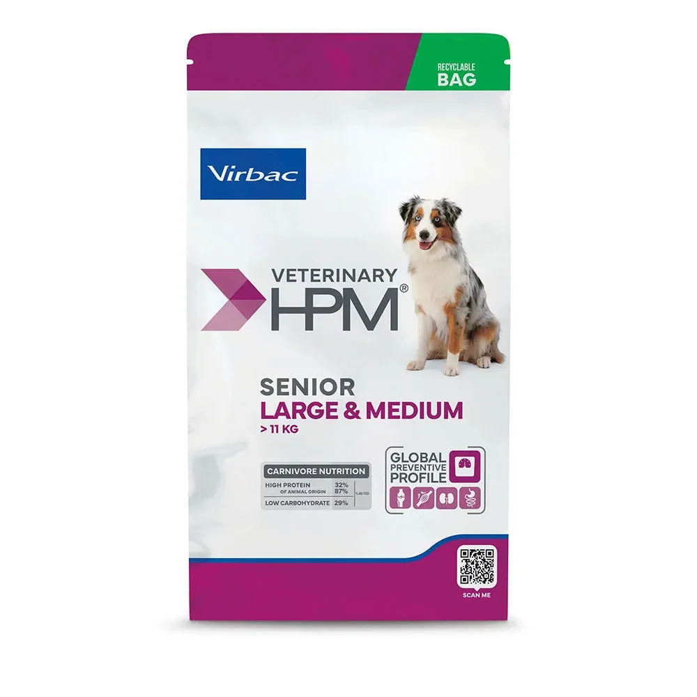 Nourriture Pour Chien Hpm Senior Large & Medium 12kg van Virbac – productfoto