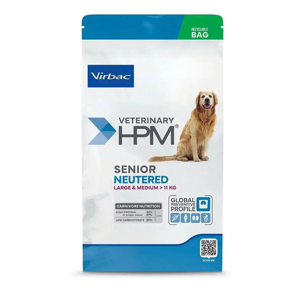Nourriture Pour Chien Hpm Senior Neutered Dog Large & Medium 3kg by Virbac – product photo