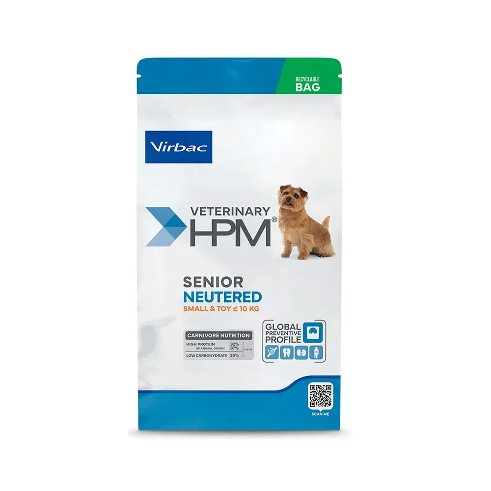 Nourriture Pour Chien Hpm Senior Neutered Dog Small & Toy 7kg van Virbac – productfoto