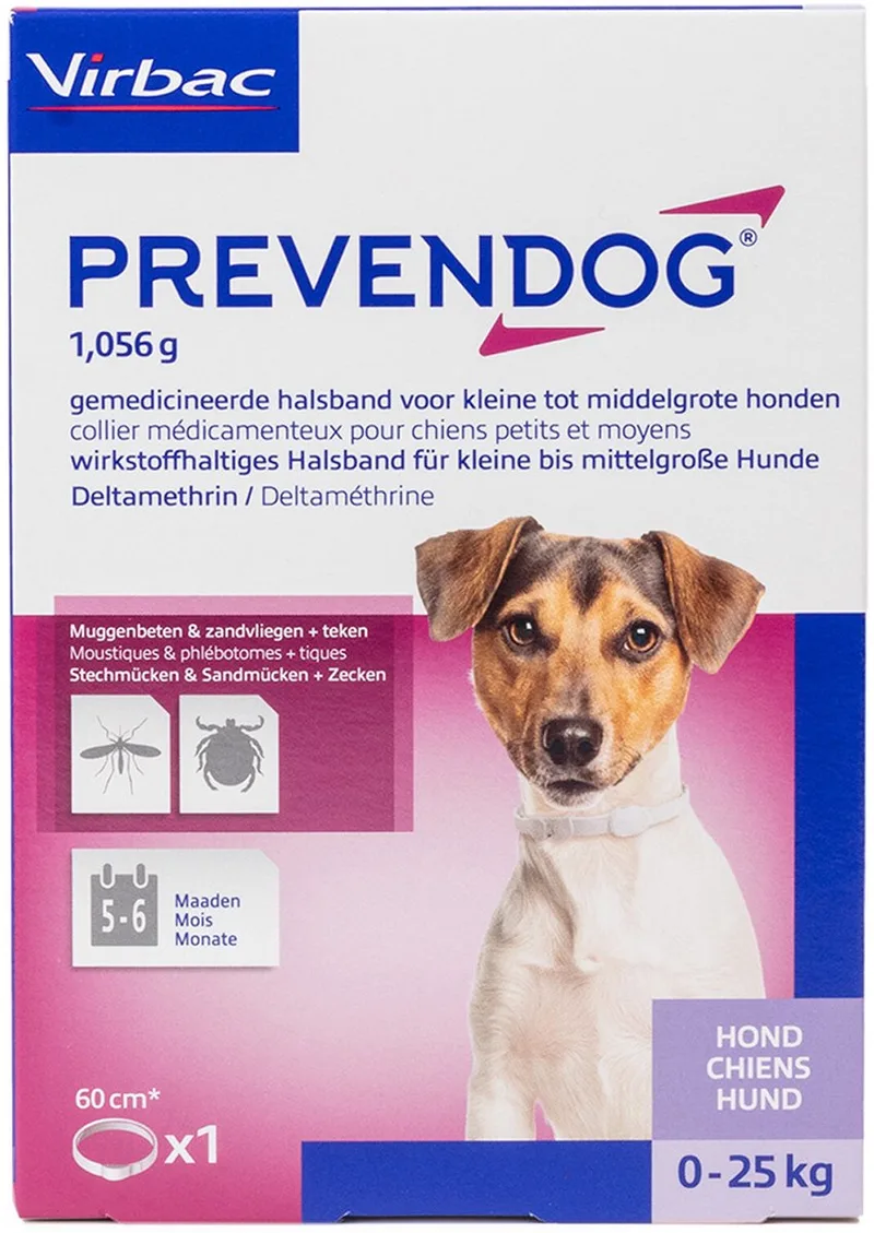 Prevendog Halsband 5 t/m 25 kg- 60 cm fra Virbac – produktbillede