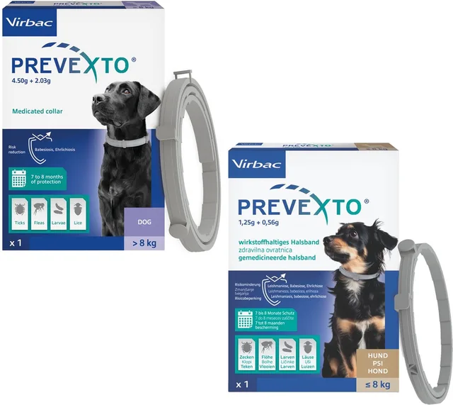 PreveXto Halsband hond > 8 kg - 1 stuk