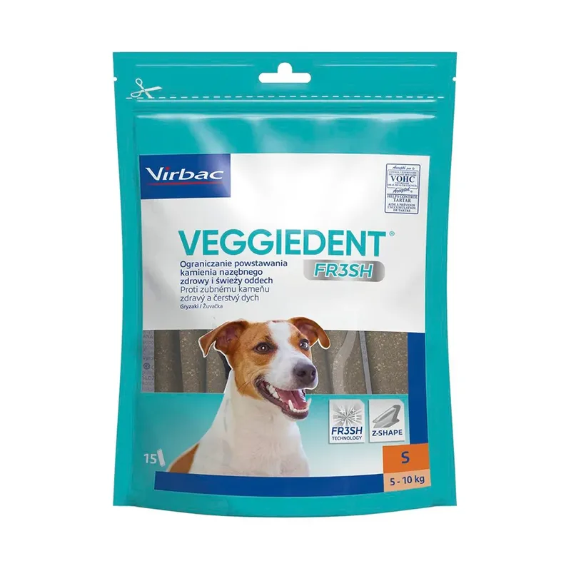 Veggiedent Fresh S Hondensnack 5-10kg 456g by Virbac – product photo
