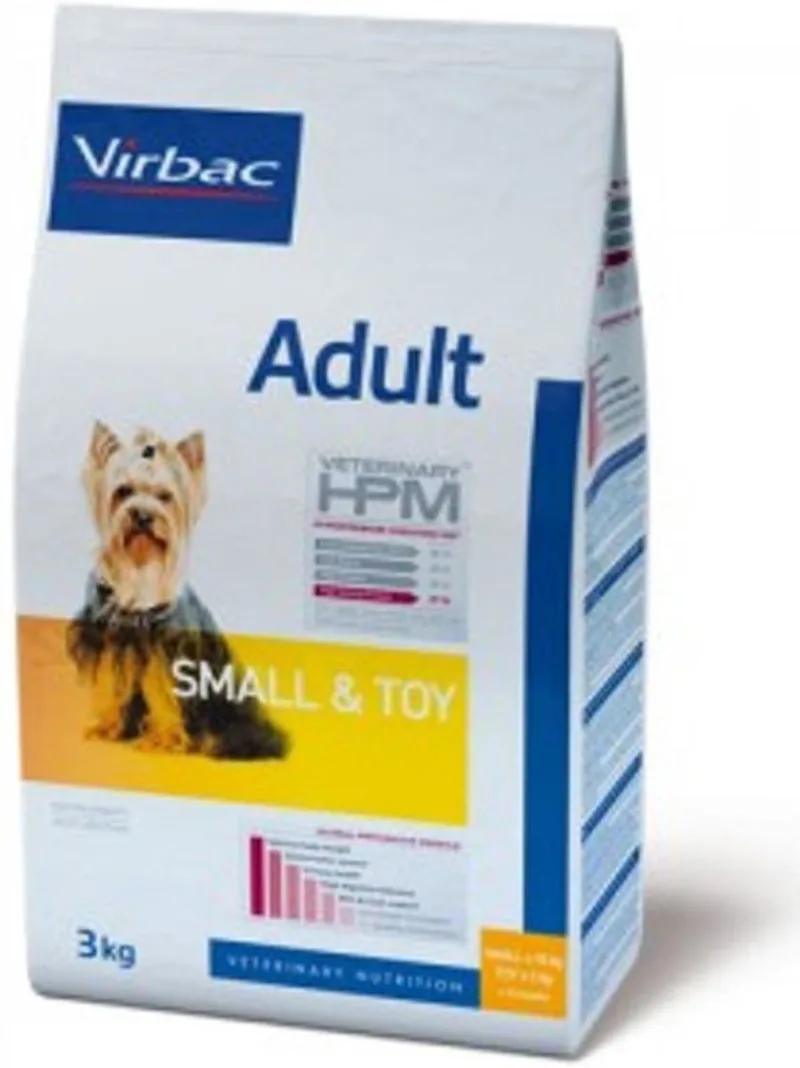 Veterinary Hpm Adult Small & Toy - Hondenvoer - 3kg by Virbac – product photo