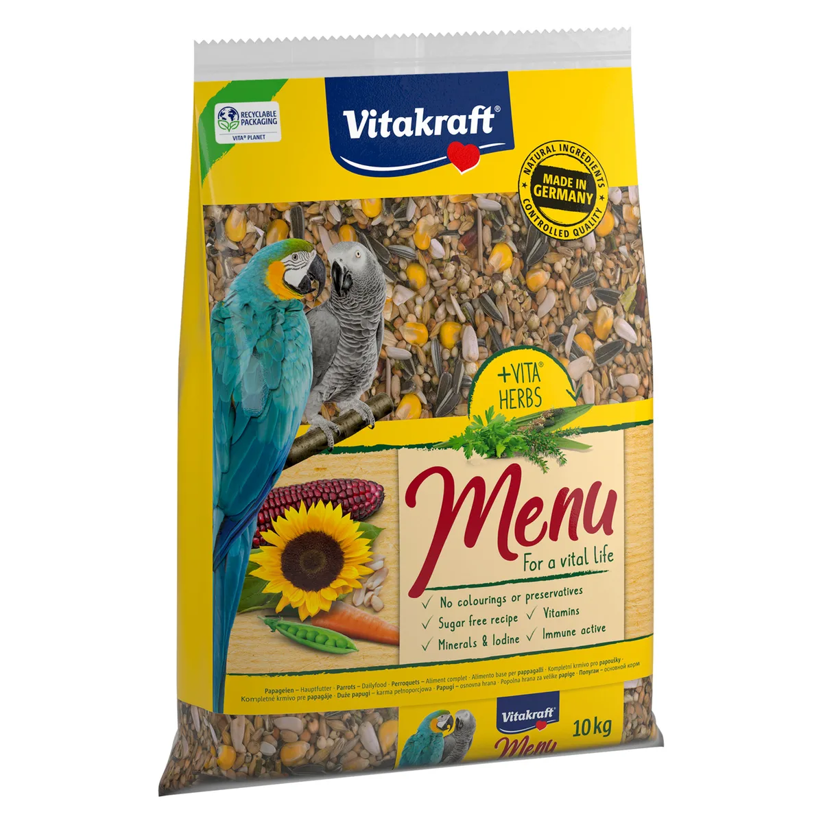 10 kg Vitakraft Menu Papegaaien Vogelvoer van Vitakraft – productfoto