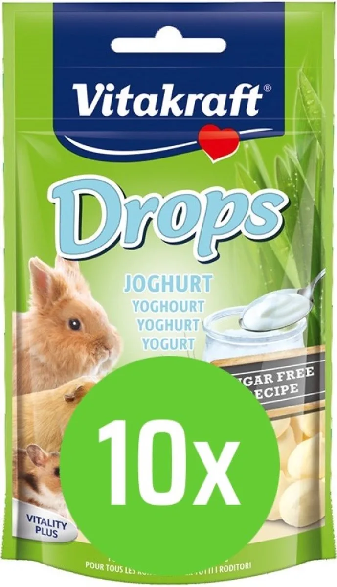 10x Vitakraft Drops Yoghurt 75 gram by Vitakraft – product photo