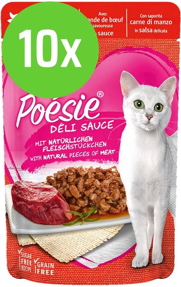 10x Vitakraft Poésie Déli Sauce rund 85 gram van Vitakraft – productfoto