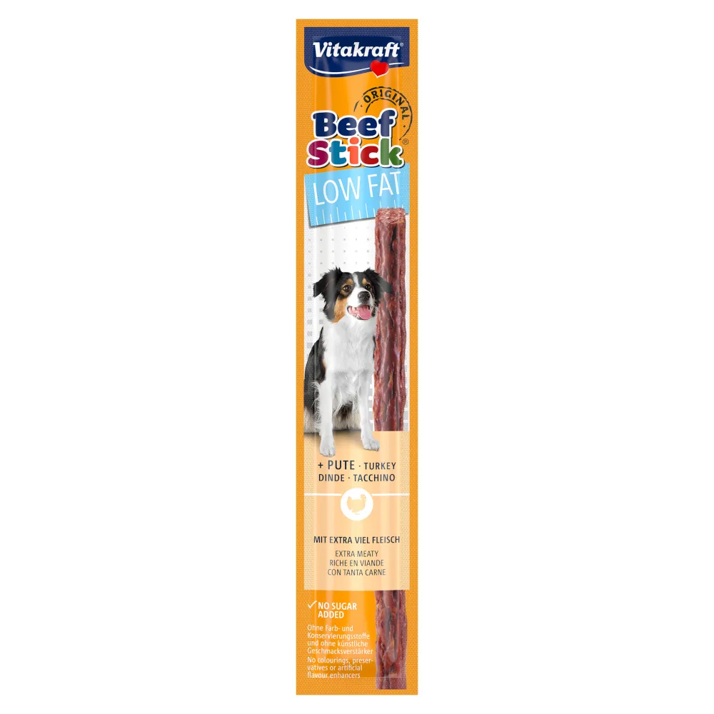 12g met kalkoen Vitakraft Rundvlees stick Vetarm hondensnacks de Vitakraft – photo produit