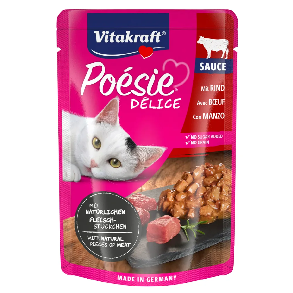 23x85g Vitakraft Poésie Délice Rund nat kattenvoer van Vitakraft – productfoto