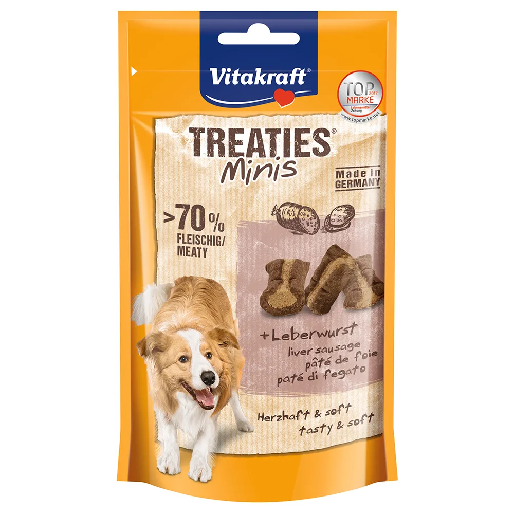 48g Vitakraft Treaties Bits Mini Leverworst Hondensnacks de Vitakraft – photo produit
