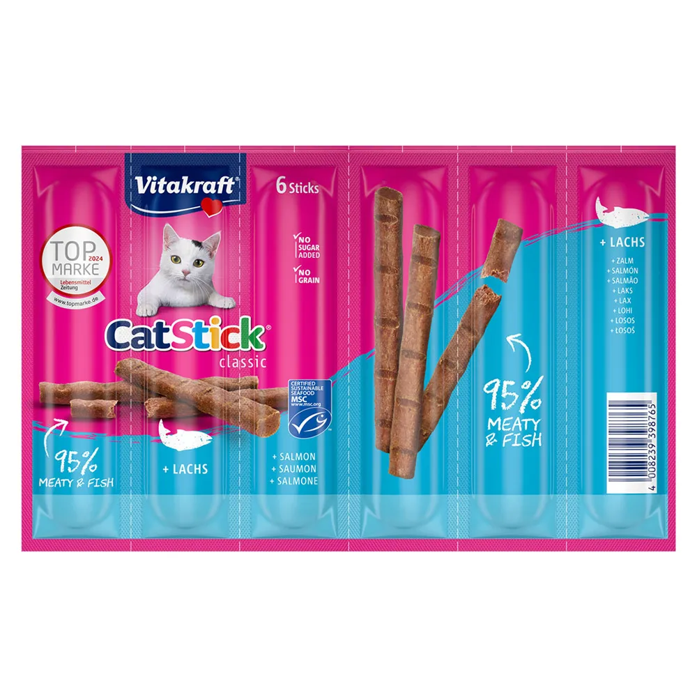 6x6g Cat Stick Zalm Vitakraft Kattensnacks by Vitakraft – product photo