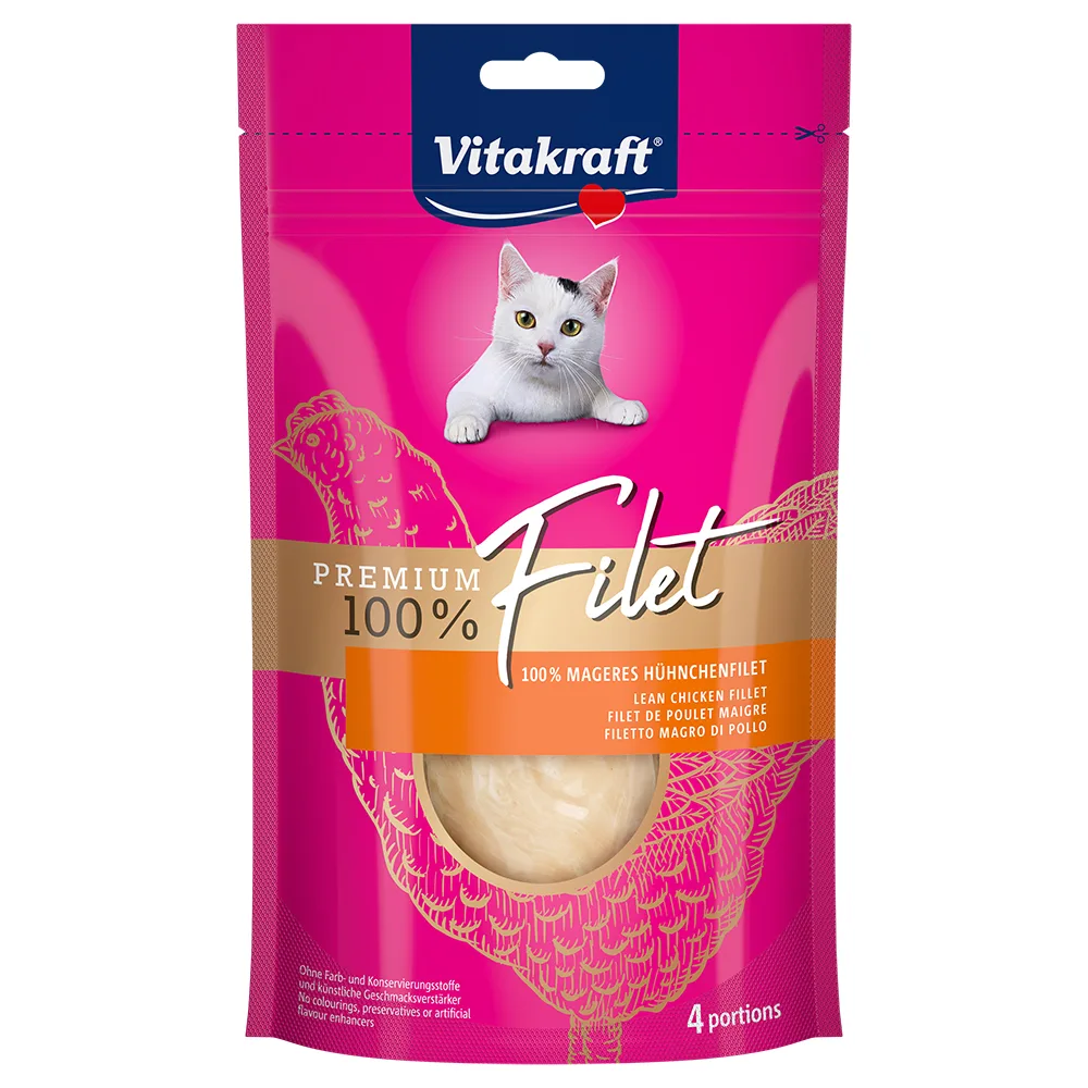 70g Premium Filet Kip Vitakraft Kattensnacks van Vitakraft – productfoto