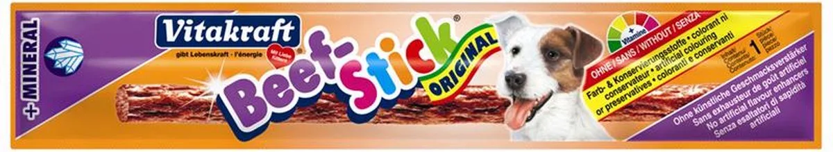 Beef-Stick Junior Mineralen + Extra Vitaminen 12g by Vitakraft – product photo