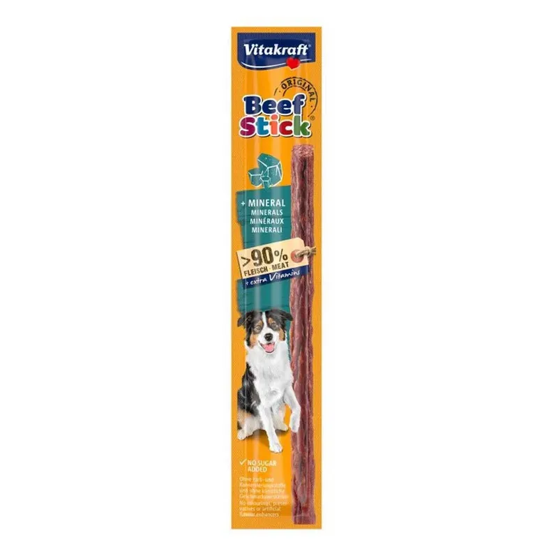 Beef Stick Original Plus Mineral Hondensnack 12g de Vitakraft – photo produit