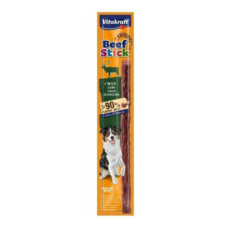 Beef Stickgame Hondensnack 12g fra Vitakraft – produktbillede