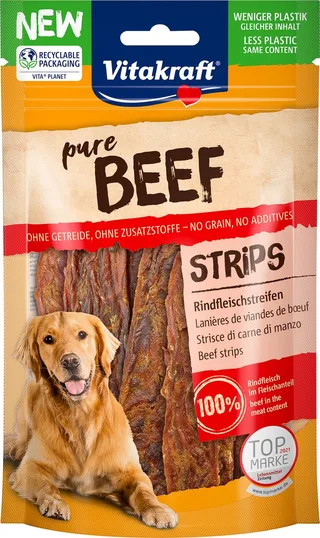 Beef Vleesstrips - hondensnack - 80 gram by Vitakraft – product photo 1 of 2
